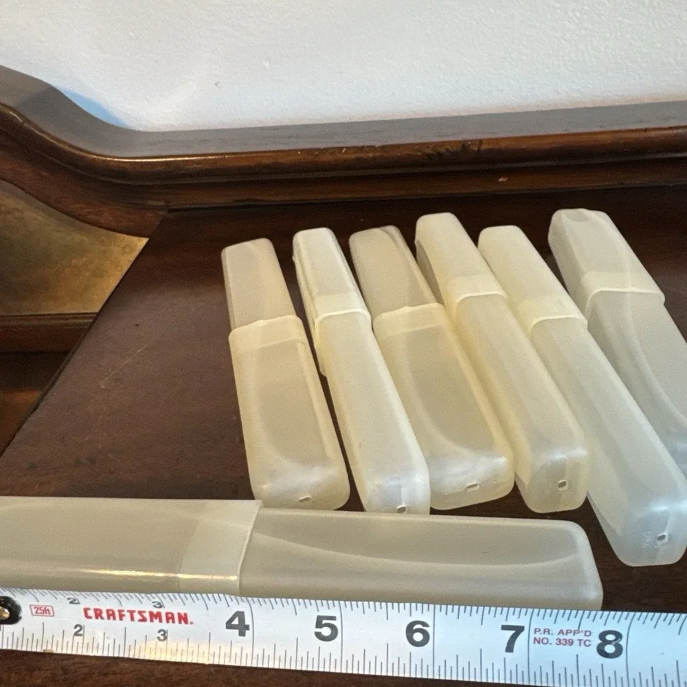 50 Pack Clear Toothbrush Cases Holder Container for Travel, Bathroom, School USA